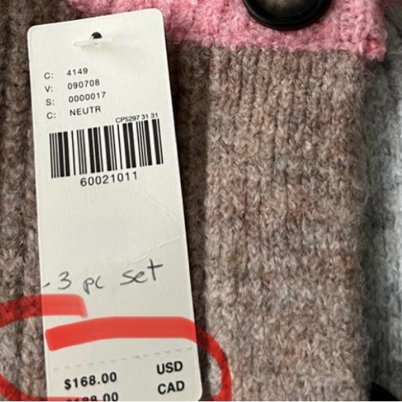 3-piece Anthropologie Saturday Sunday cozy Dina lounger knitwear set - Picture 14 of 16